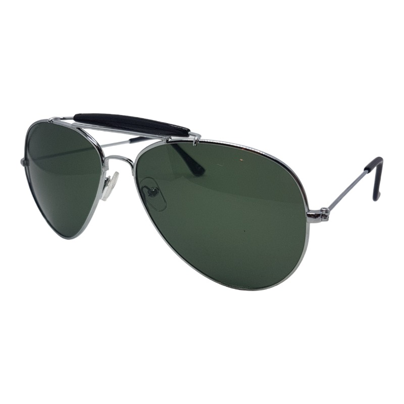 Aviator solbriller | Vintage style - Grønne glas | Köp online nu | Billiga solglasögon