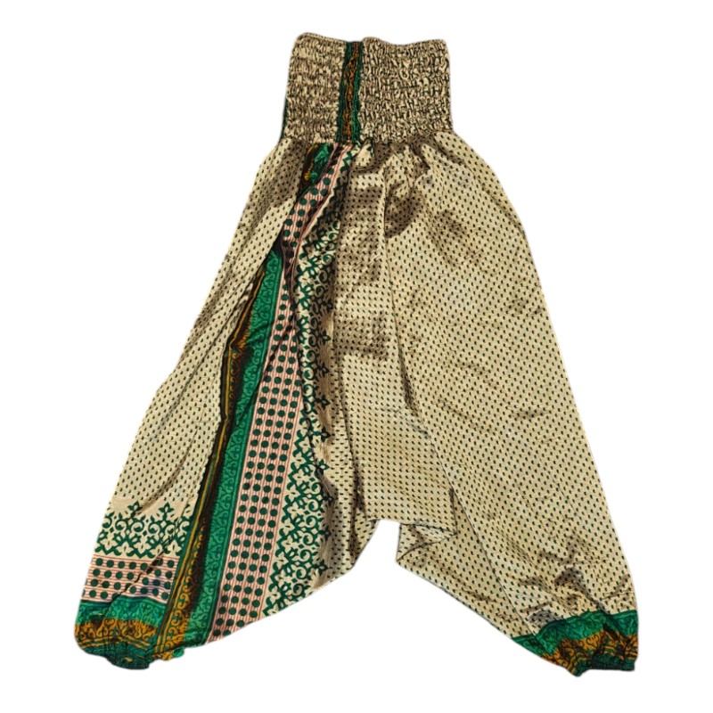 Upcycled indiske Silke Haremsbukser - Model 41 - Billede 2