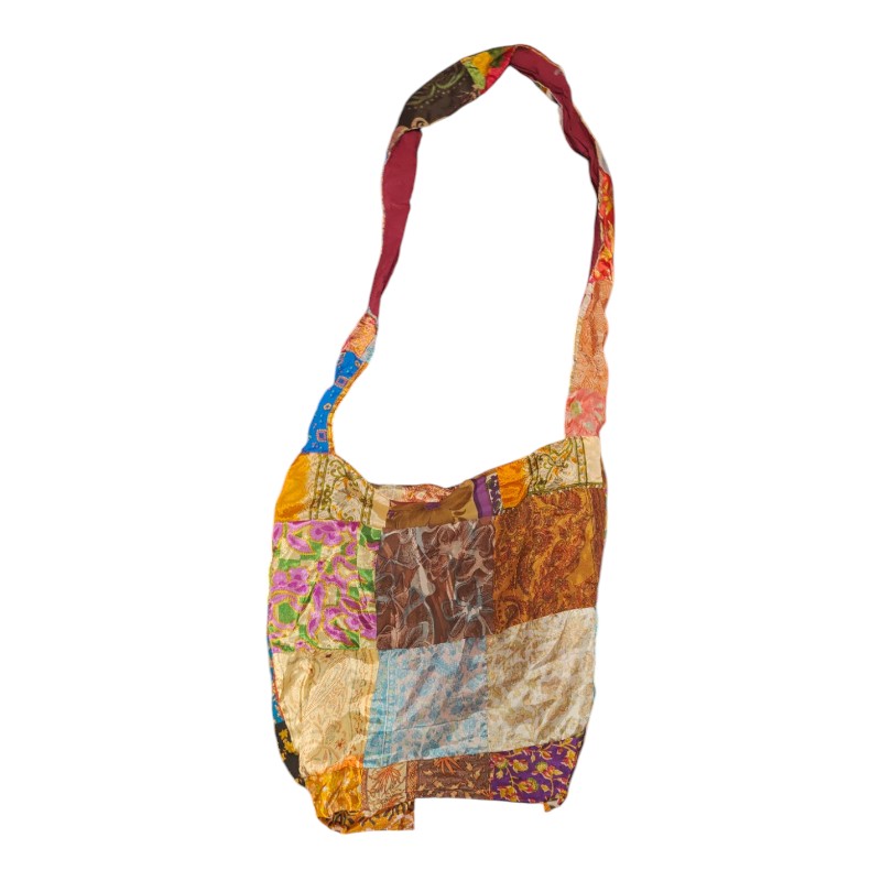 Upcycled indisk Silke Patchwork Taske - Model 61 - Bild 2